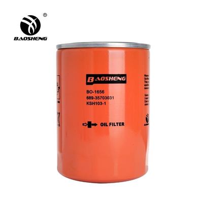 High Temperature Resistant Large Capacity Excavator Oil Filter KSH103-1 689-36703021 For KATO 130mm Engine Protection