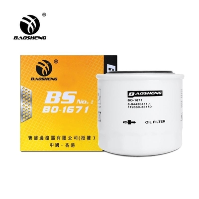 Diesel Engine Yanmar Excavator Oil Filter 80mm OD P550422
