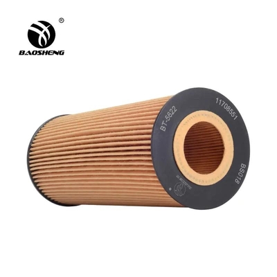 84mm Height 11708551 Excavator Oil Filter Element For YANMAR SHORT