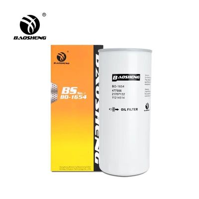 High Temperature Resistant Large Capacity Excavator Oil Filter 21707132 11214514 260mm Height Engine Protection
